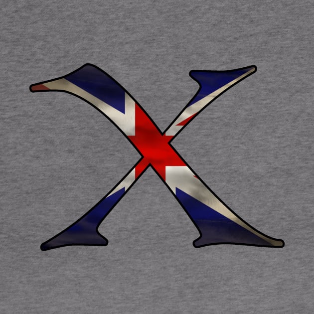 Great Britain Great Britain flag X by Monstershirts